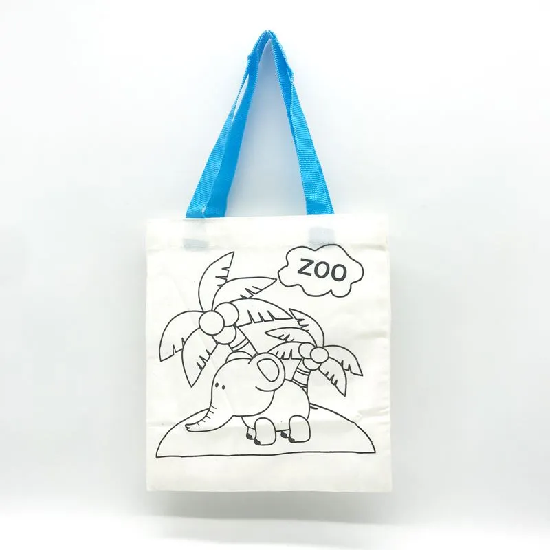 بچوں کے لیے پینٹ یا گرافٹی کے لیے کینوس بیگ